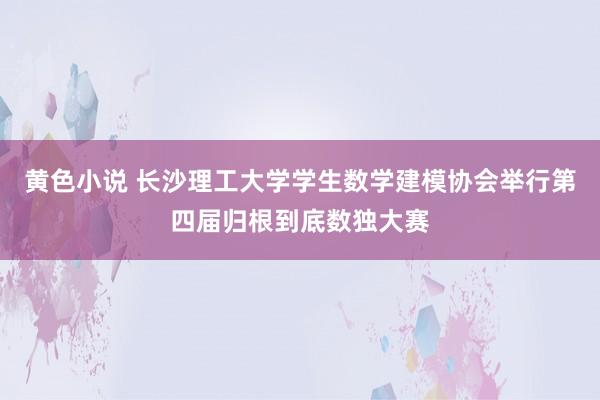 黄色小说 长沙理工大学学生数学建模协会举行第四届归根到底数独大赛