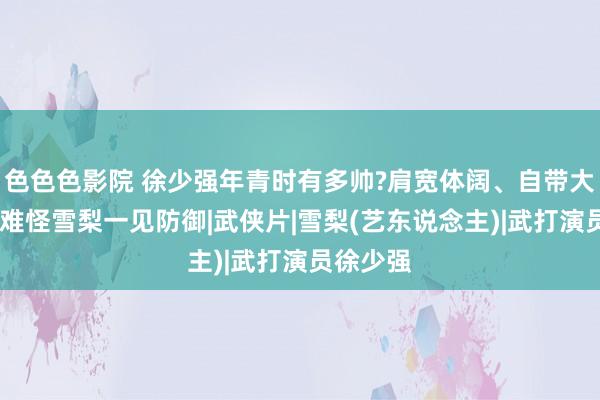 色色色影院 徐少强年青时有多帅?肩宽体阔、自带大佬气质,难怪雪梨一见防御|武侠片|雪梨(艺东说念主)|武打演员徐少强